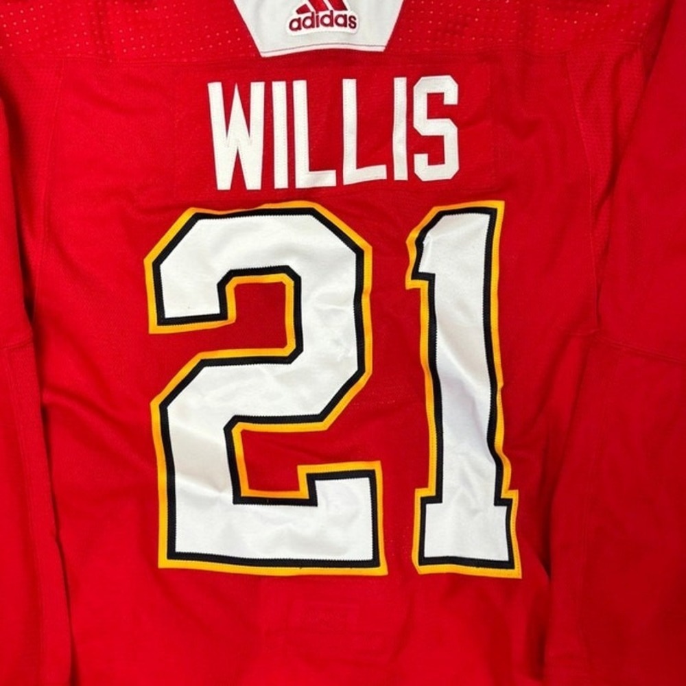 St. Louis Blues Adidas Authentic Pro Alternate Practice Jersey Willis #21 Sz 56 - Picture 6 of 6